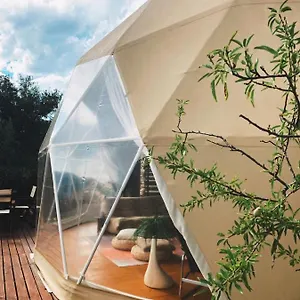  Campo de lujo Glamping Geodesic Dome In Secluded Eco Retreat